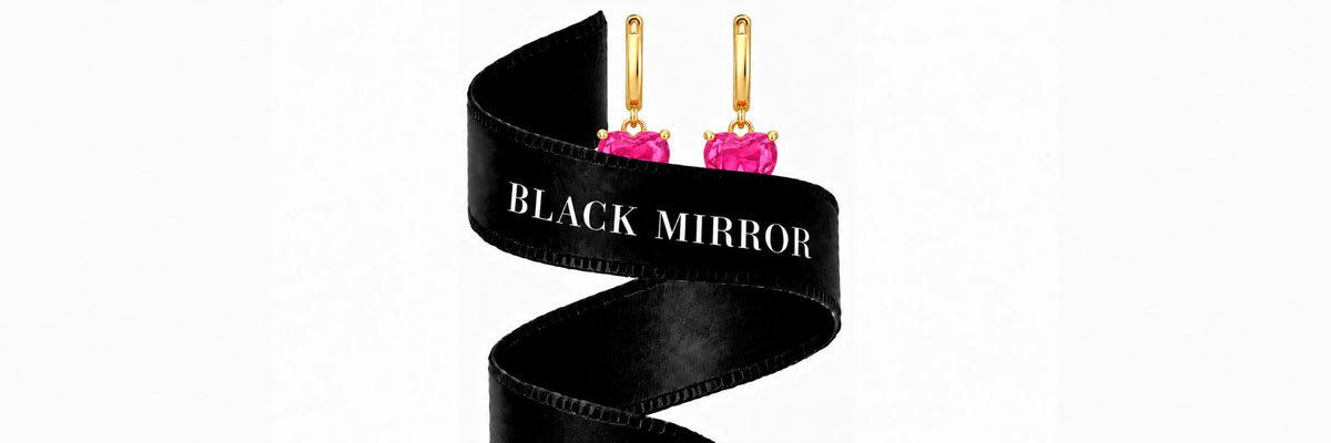 Brincos Coração Rosa Rosivelle com Zircônia Banhado a Ouro 24K