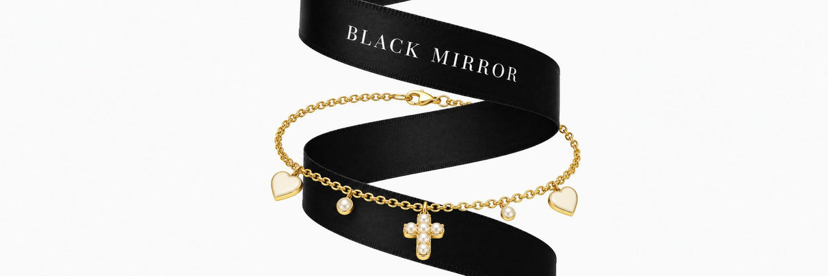 Pulseira Feminina Madre Pérola de Ilha Madagascar Banhada em ouro 24k