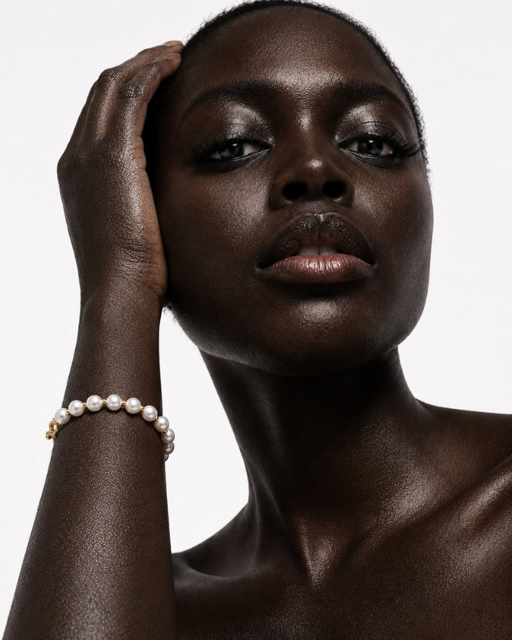 Pulseira Feminina Pérolas da Ilha Lemúria